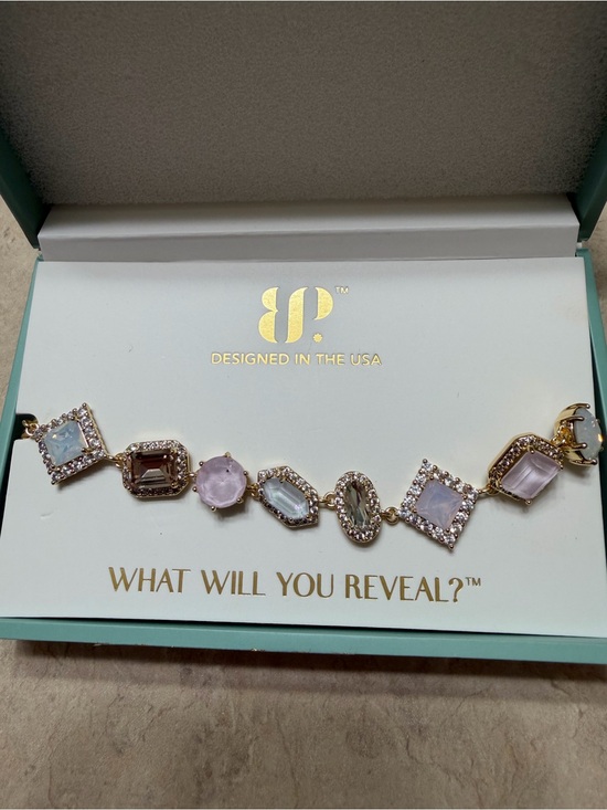 bp Jewelry - Bomb Party Summer Jewel Candy Bracelet 
-Luxe Latitude Desert Oasis on Gold